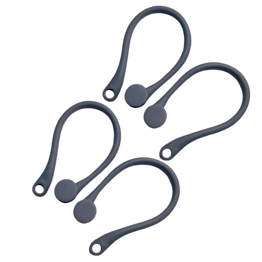 

Earphone Protective Case Tpu Silicone Ultra-Light Anti-Lost Ear Hook For Sports Cycling Outdoor Secure Fit Holder Grey