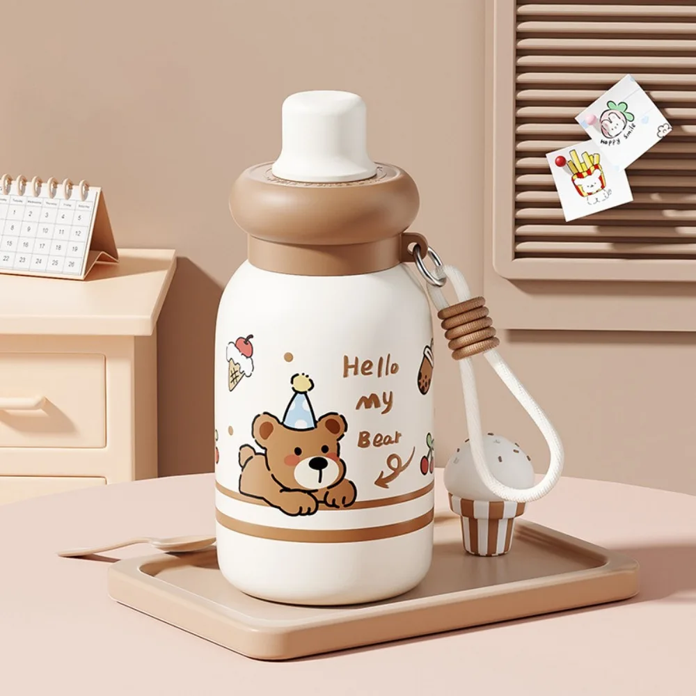 

Cute 500ml Vacuum Tumbler Cartoon Leak-Proof Vacuum Cup 316 Stainless Steel Direct Drinking Cup Travel