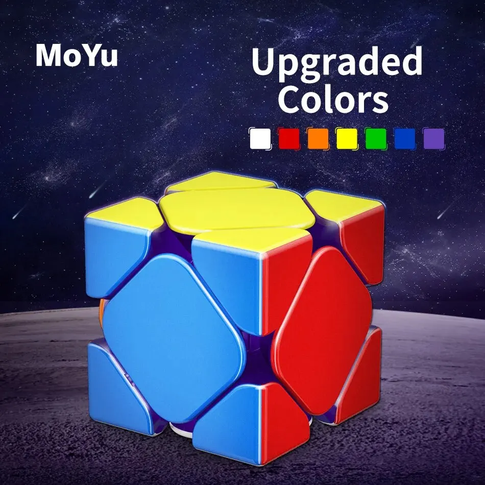 Moyu Weilong Skewb Maglev Magnetic Magic Speed Cube Professional Fidget Toys Moyu Maglev Skewb Cubo Magico Puzzle