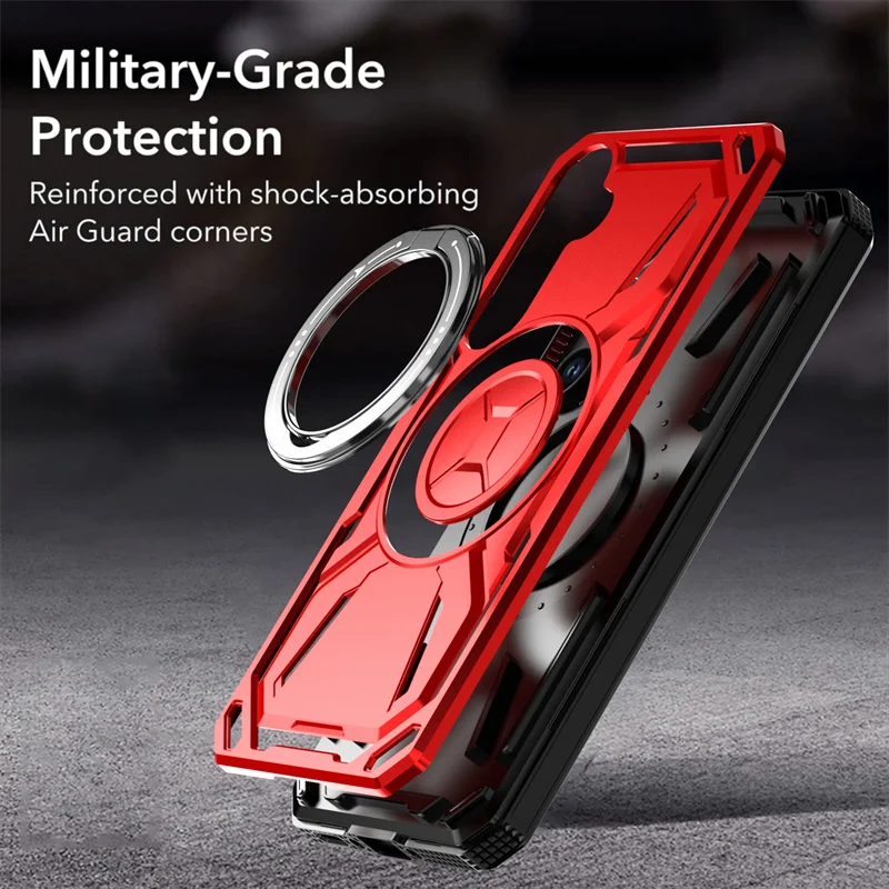 For Samsung Galaxy A35 5G Case Shockproof Kickstand Bumper Phone Shell Heavy Duty Armor Hard For Galaxy A35 5G Phone Cover