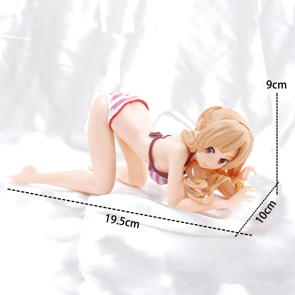 Anime Sexy Car Action Figure Sword Art Online Kasugano Sora Fate/saber  Yukino Car Decoration Kawai Adult Toys Gifts