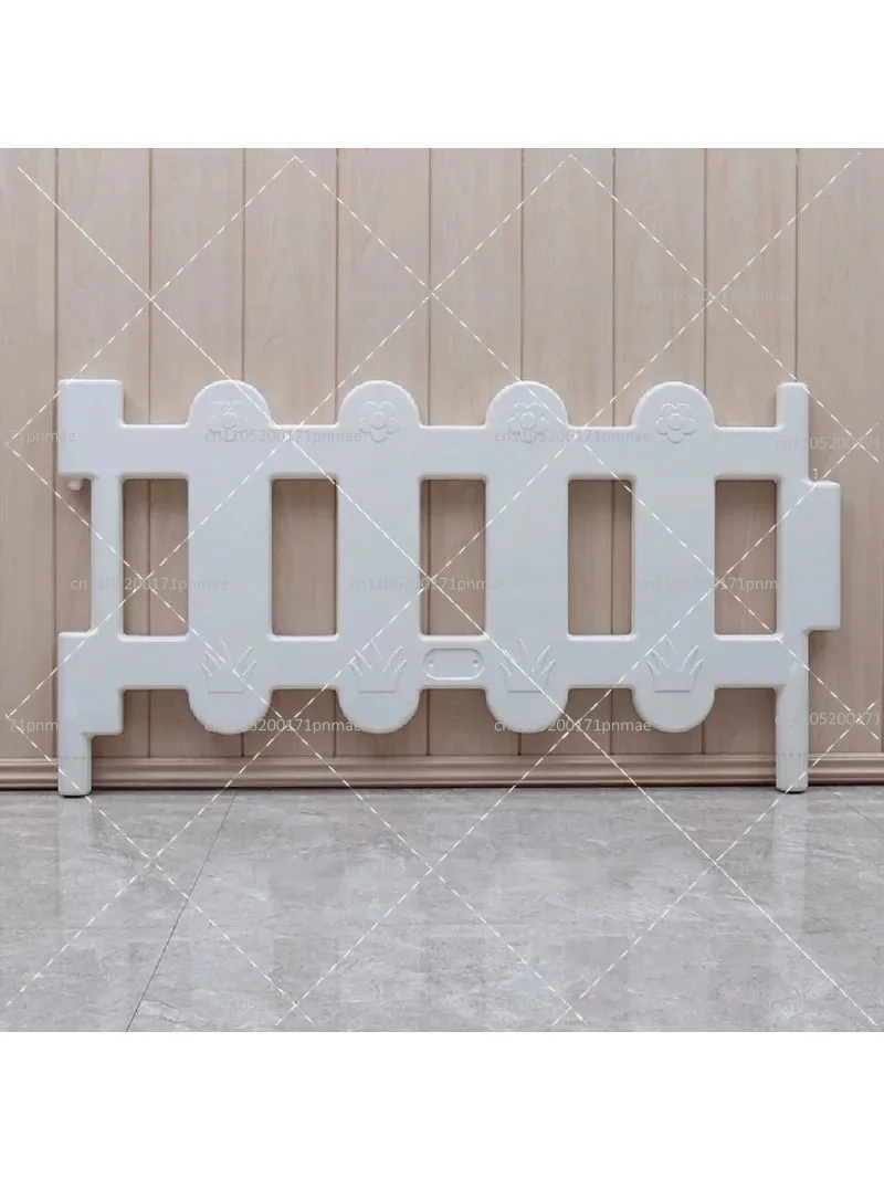 Multi-Angle Plastic Fence Gate Span, Railing, Guardrail with Gate for Outdoor Yard Use