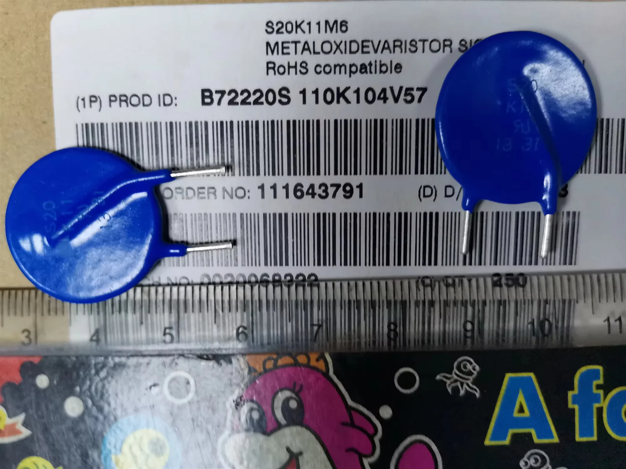 10PCS S20K11M6 neue original METALOXIDEVARISTOR SIOV S20K11