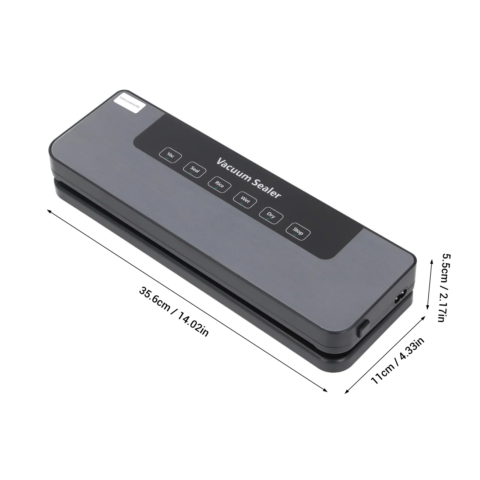 ماكينة سد الفراغات الأوتوماتيكية 80Kpa شفط 6 أوضاع مدمجة في القاطع ماكينة غلق أكياس الطعام الأوتوماتيكية الكاملة مع 30 كيسًا