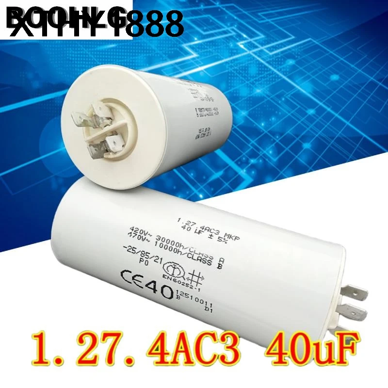 

1 шт. Конденсатор для запуска двигателя A V 420V 40uF 1.27.4AC3 MKP