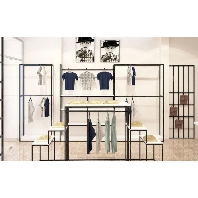 custom.Retail Good Quality Ladies Clothing Wood Display Furniture Muebles Para Tienda De Ropa Ladies Shop Interior Des