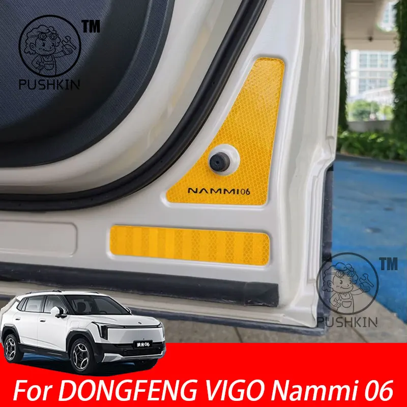 

For DONGFENG VIGO Nammi 06 2025 car interior parts Anti rear collision warning sticker for front bumper of door accessories