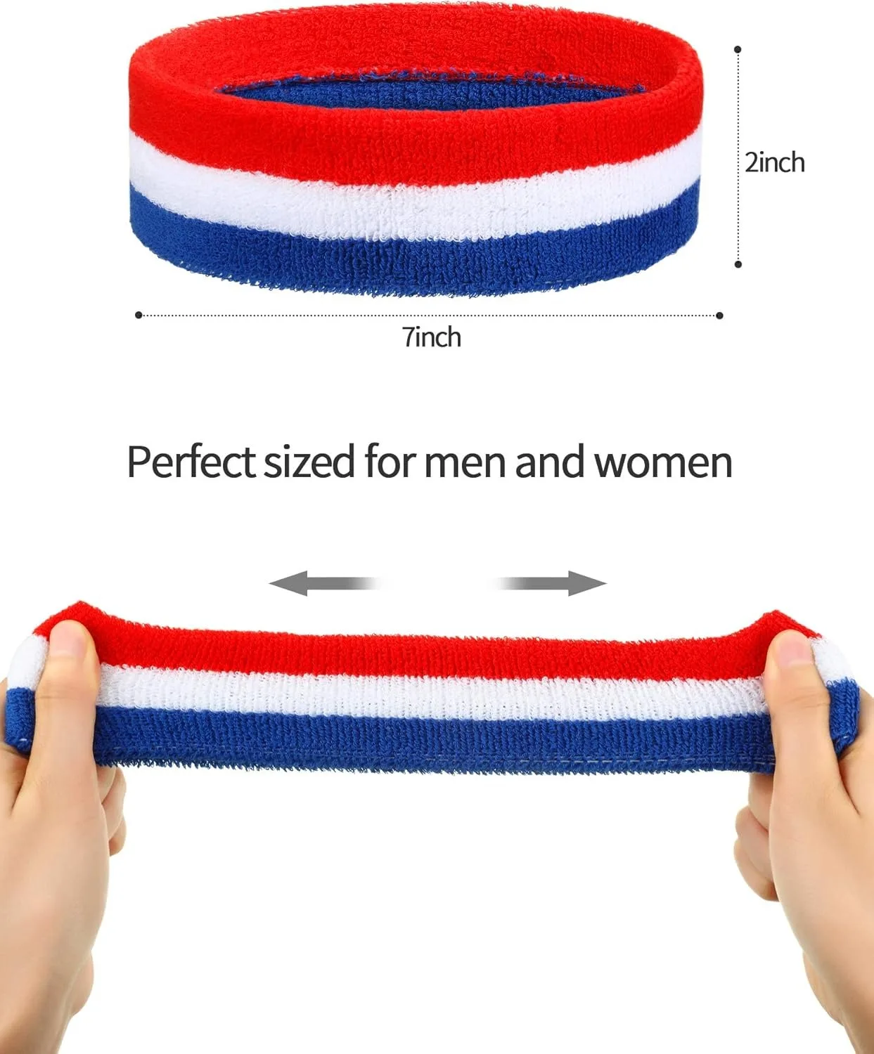 زي الهالوين الأمريكي للرأس، نظارات شمسية كلاسيكية للولايات المتحدة الأمريكية في الثمانينيات وعصابة رأس علم للاحتفال بعيد الاستقلال في الرابع من يوليو #3