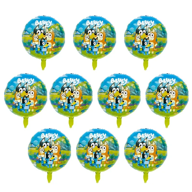 10Pcs Bluey Bingo B…