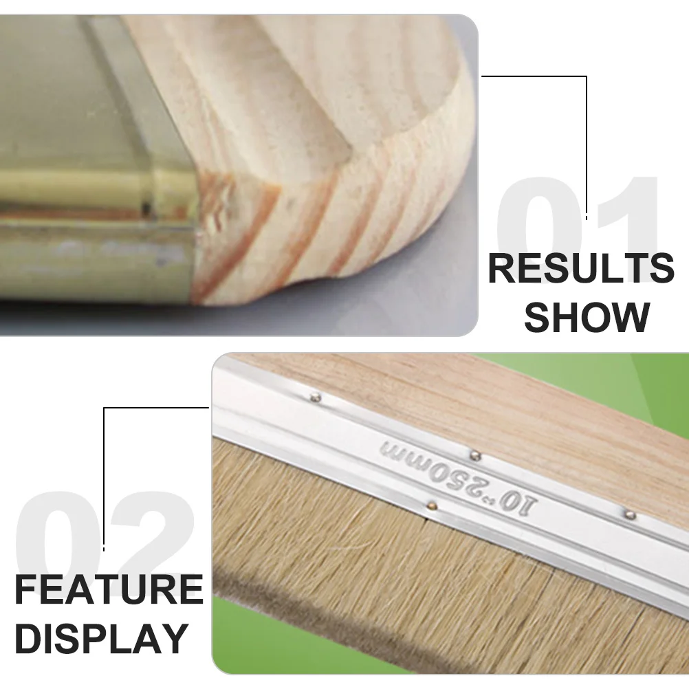 

Wood Handle Bristle Brush Multi-Purpose Painting Tool for Home Cleaning Wall Graffiti Furniture Oil Painting Fence Chip Surface