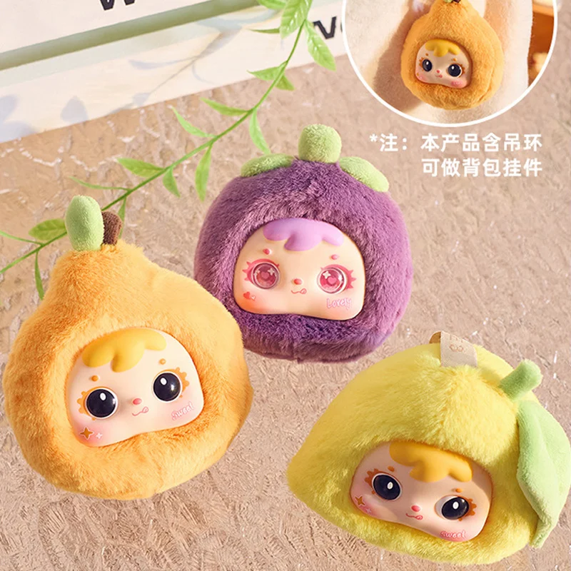 Samuel Enough Tempting Plush Blind Box Series Random Expression Fruit Doll Pendant Decoration Ornament Mystery Box Surprise Gift