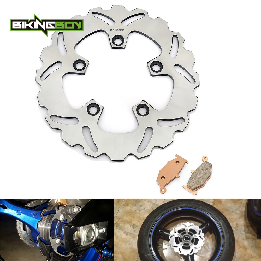BIKINGBOY GSXR 600 750 06 07 08 09 10 GSX-R 1000 K7 K8 DL 1000 V-Strom / Adventure ABS 14 15 16 Rear Brake Disc Disk Rotor Pads
