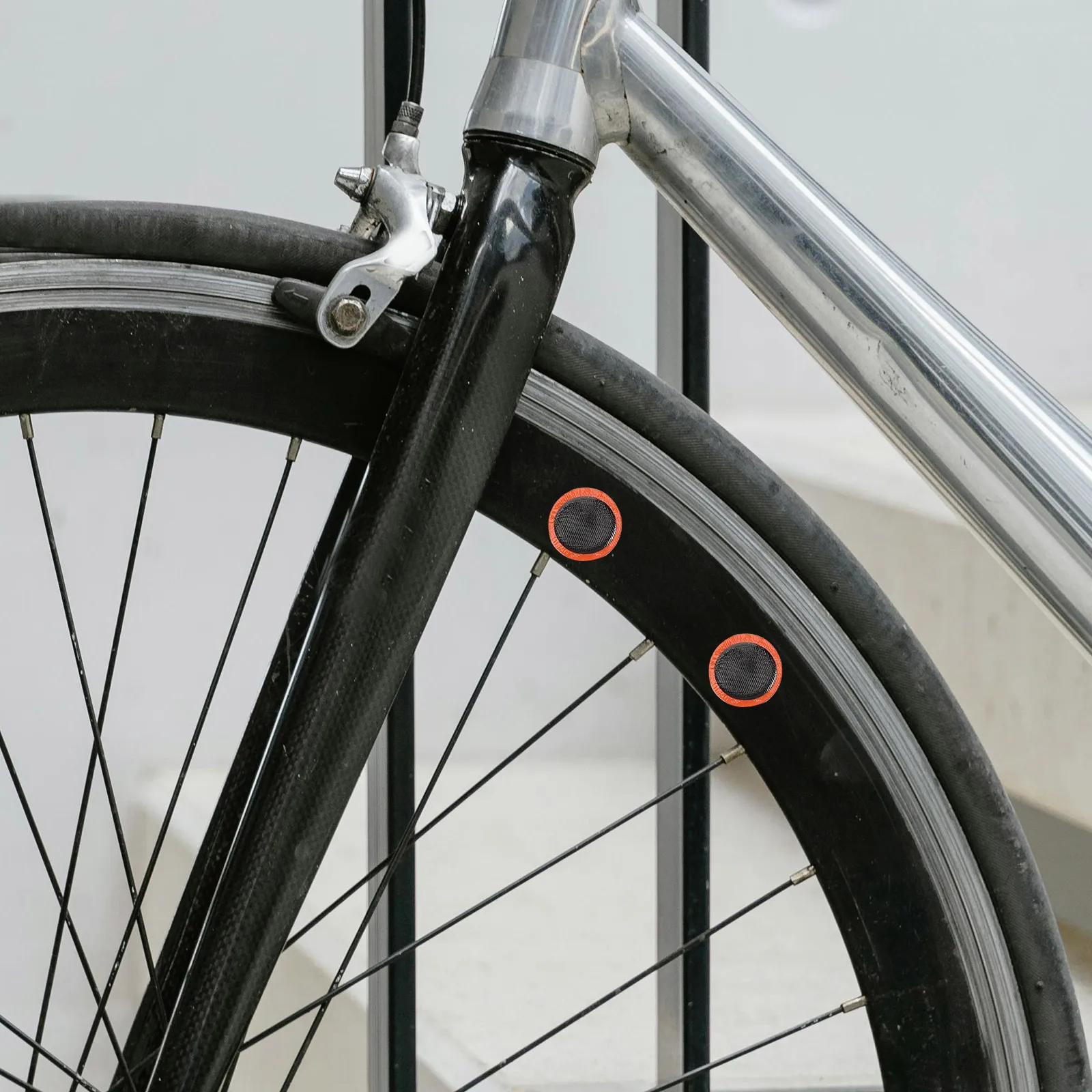 

Bike Patch Repair Kit 2 Sheets Bicycle Tire Patches No Glue Design Durable Portable Road Mountain Bikes Maintenance