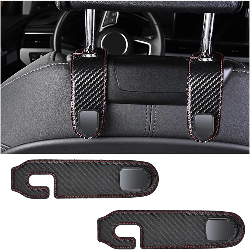 Car Accessories hanger Car Hooks Tools Seat Judgets Car Seat Interior Car Leather Hook Bag Organizer Seat Hook For Car Rear Seat