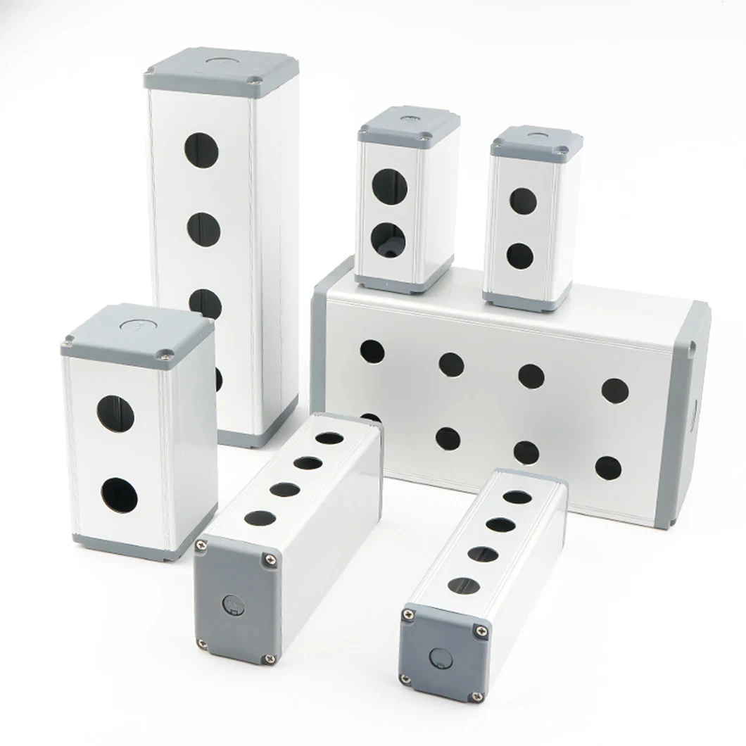 ABILKEEN 16/19/22MM Metal Push Button Dust and Water Proof Box 1/2/3/4/5/6 Hole Push Button Waterproof Junction Box