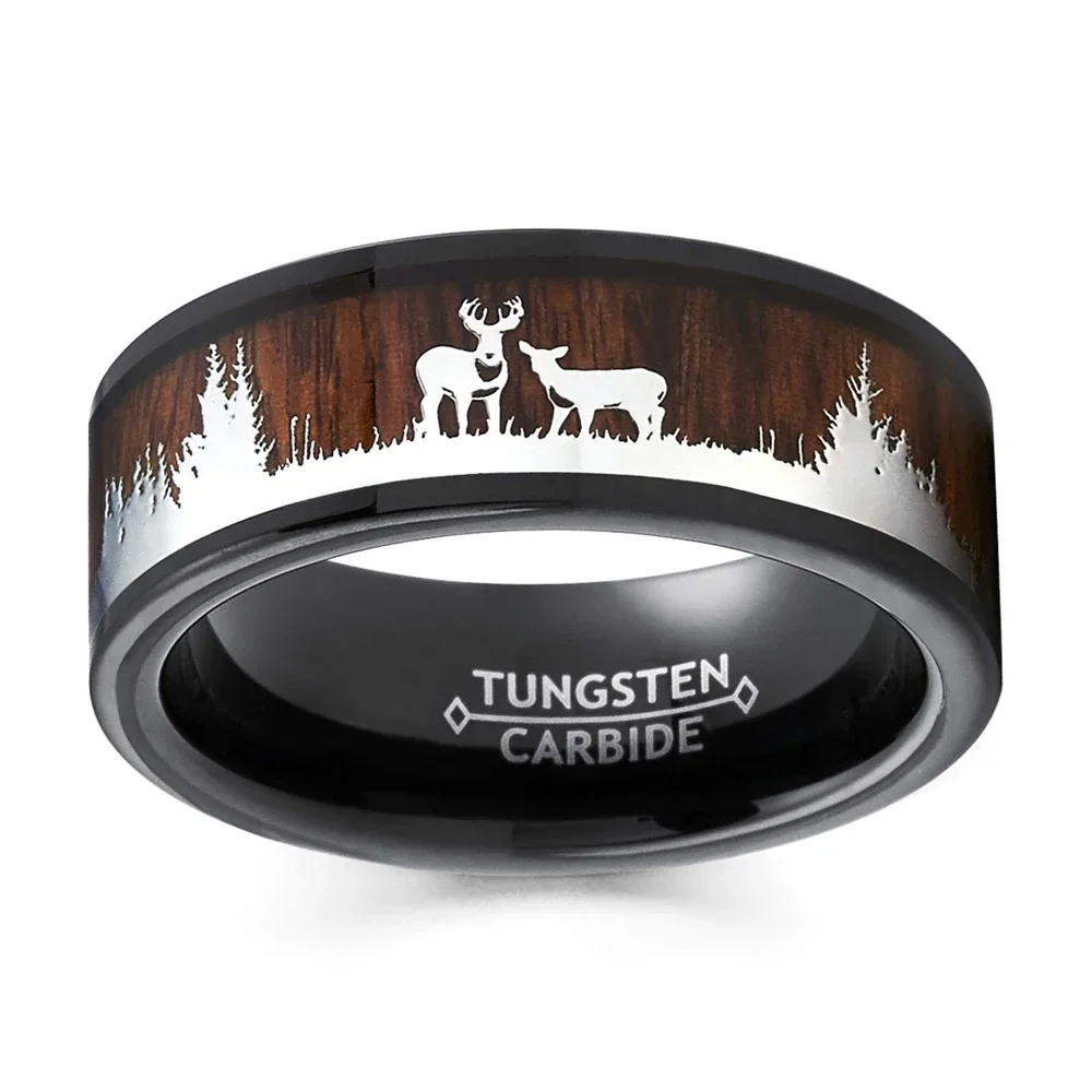 8MM Black Tungsten … - image