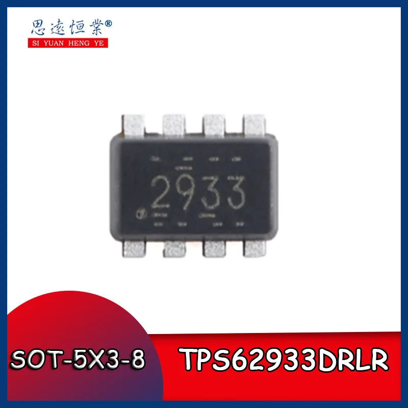 

5pcs Original TPS62933DRLR SOT-5X3-8 3.8V to 30V, 3A Low IQ synchronous step-down converter