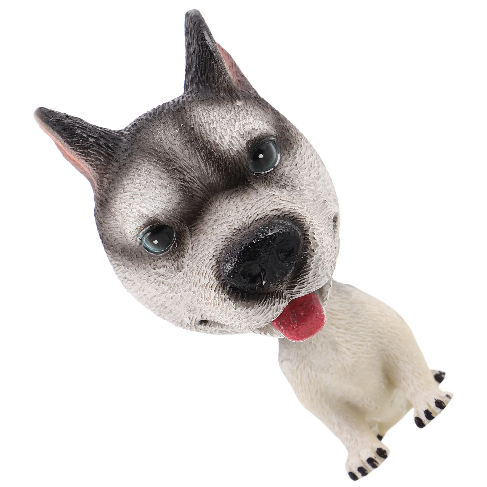 

Cute Husky Dog Car Interior Decor Dashboard Ornaments Shaking Head Figurine Resin Car Dashboard Toy Material Toy