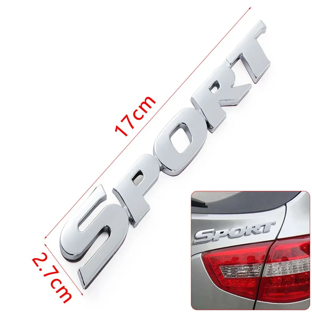 Sport Embleem Badge Deur Sticker Auto Styling 3d Abs Logo Auto Sticker Auto Accessoires