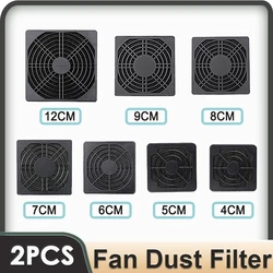 2 PCS Gdstime 40mm 50mm Fan Dust Filter 60mm 70mm Dustproof Screen PC Computer Case Mesh 80mm 90mm 120mm PC Case Fan Dust Filter