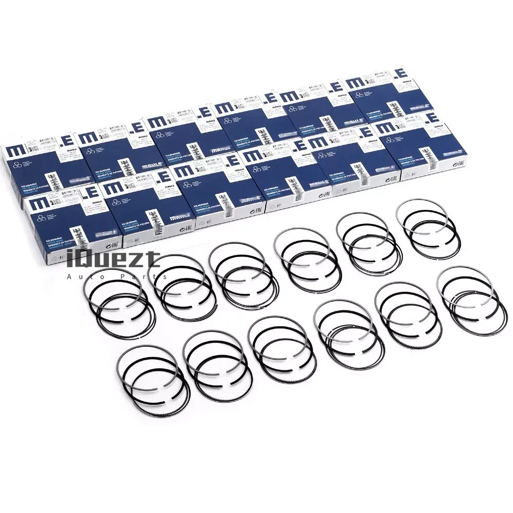 

12pcs Piston Rings Set STD Mahle for Ferrari 599 GTB Fiorano Enzo 6.0 V12 F140 198025