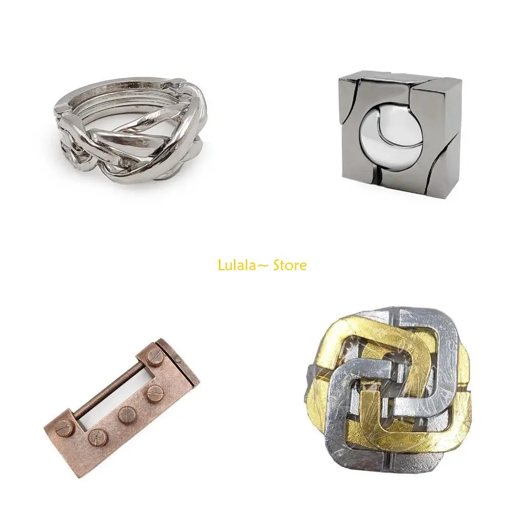 

Y4QA Классический IQ Металл Логические Волшебные Непонятные Головоломки Игры Игрушки для Детей Интерактивная Игрушка Взрослых