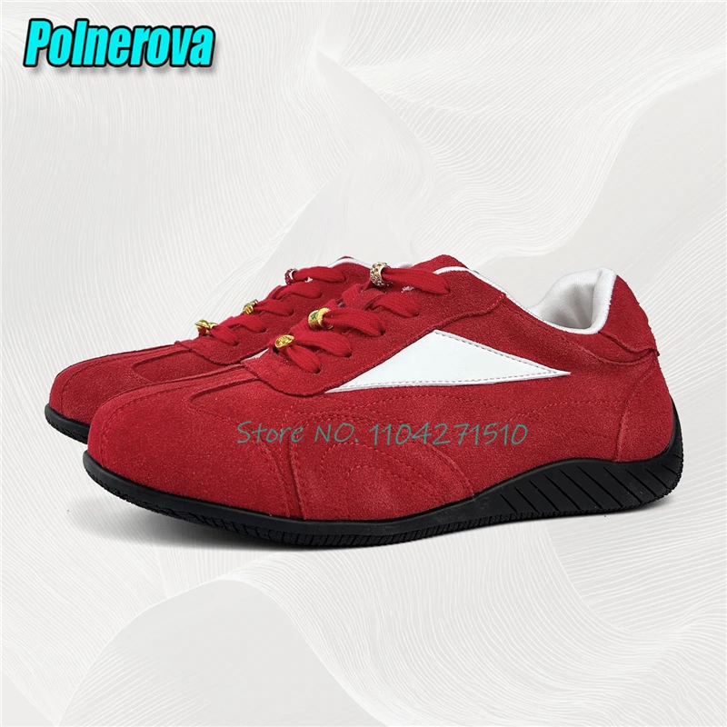 Red White Mixed Colors Training Shoes for Men Women Summer New Soft Soled Sneakers Comfortable Versatile Couple Casual Shoes