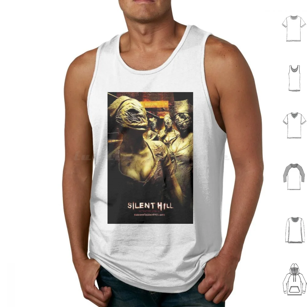 Camisetas sin mangas Bad Surgery, chaleco sin mangas Sh2 Silent Silent Hill 4 Sh4 Ps2, videojuegos, supervivencia, terror, supervivencia