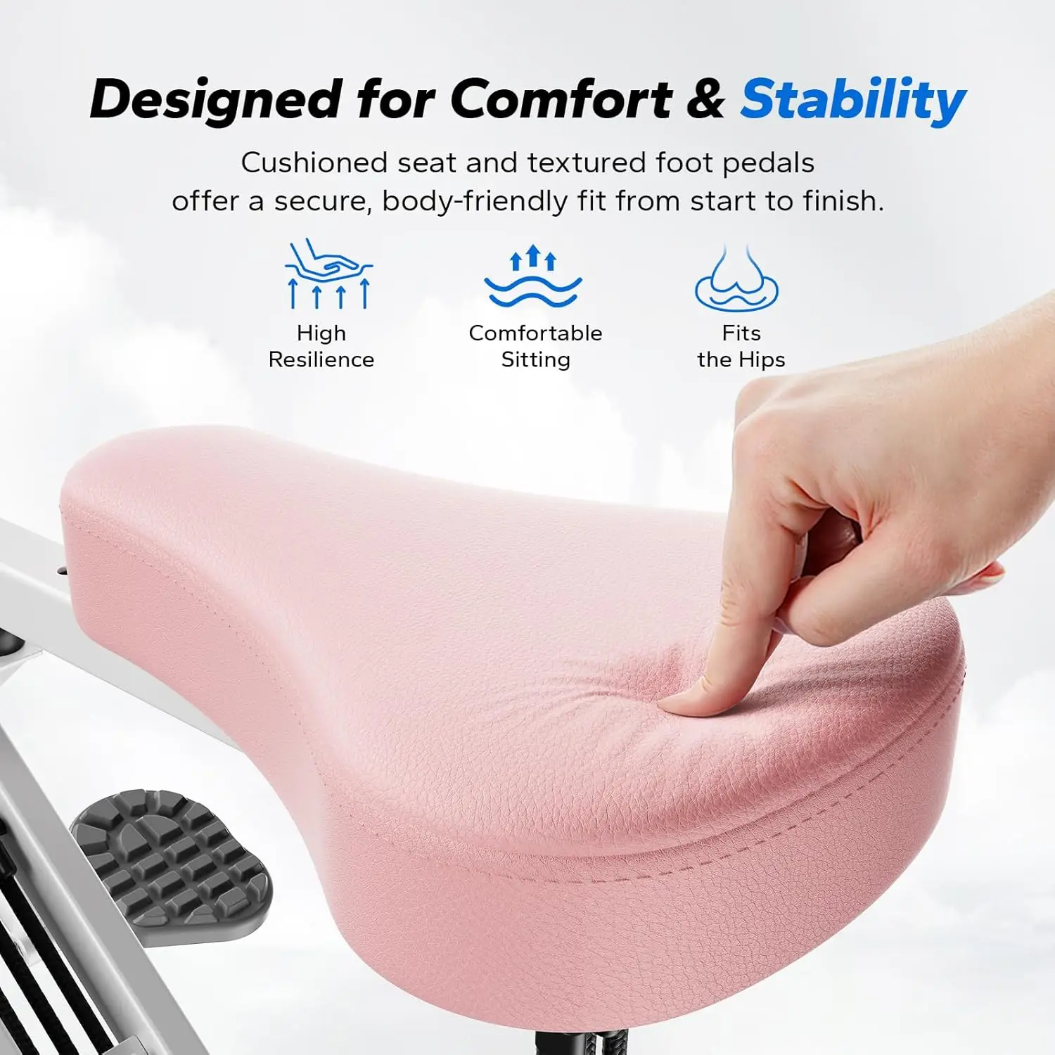 เครื่องสควอท, R07 เครื่องสควอทและพายเรือ 2 in 1, ติดตั้งง่ายและพับเก็บได้, อุปกรณ์ออกกำลังกาย, เครื่องบริหารกล้ามเนื้อสะโพก, ขายดี