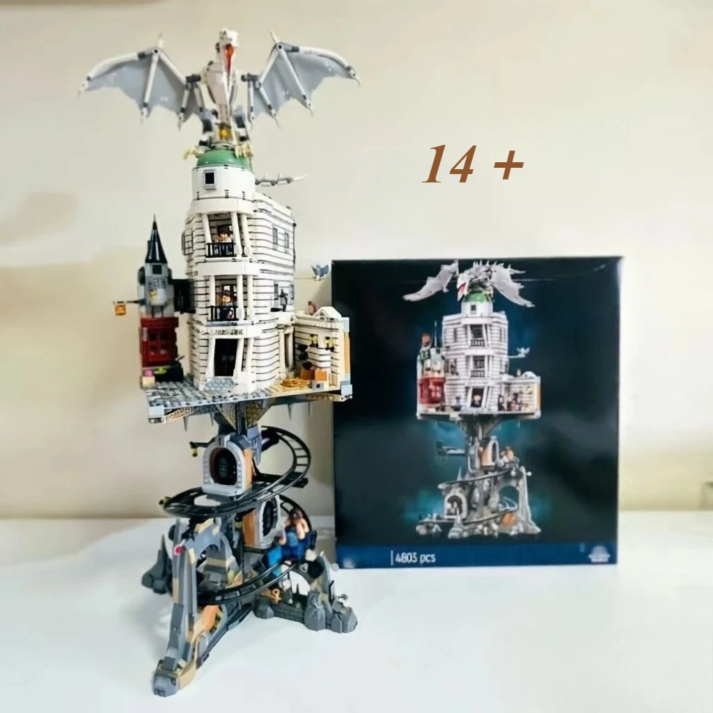 

Набор строительных блоков Magic Castle 76417: Вращающиеся лестницы, конструктор для самостоятельной сборки, креативная модель для декора дома