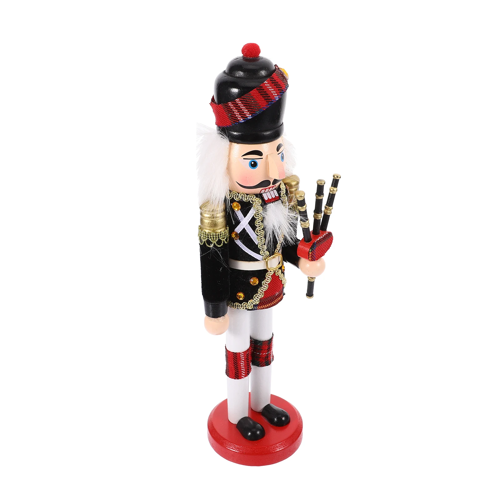 Nutcracker Puppets Wooden Christmas Decor Traditional Xmas Gift Desktop Nutcrackers Man Craft Bright Color Holiday Ornament Home