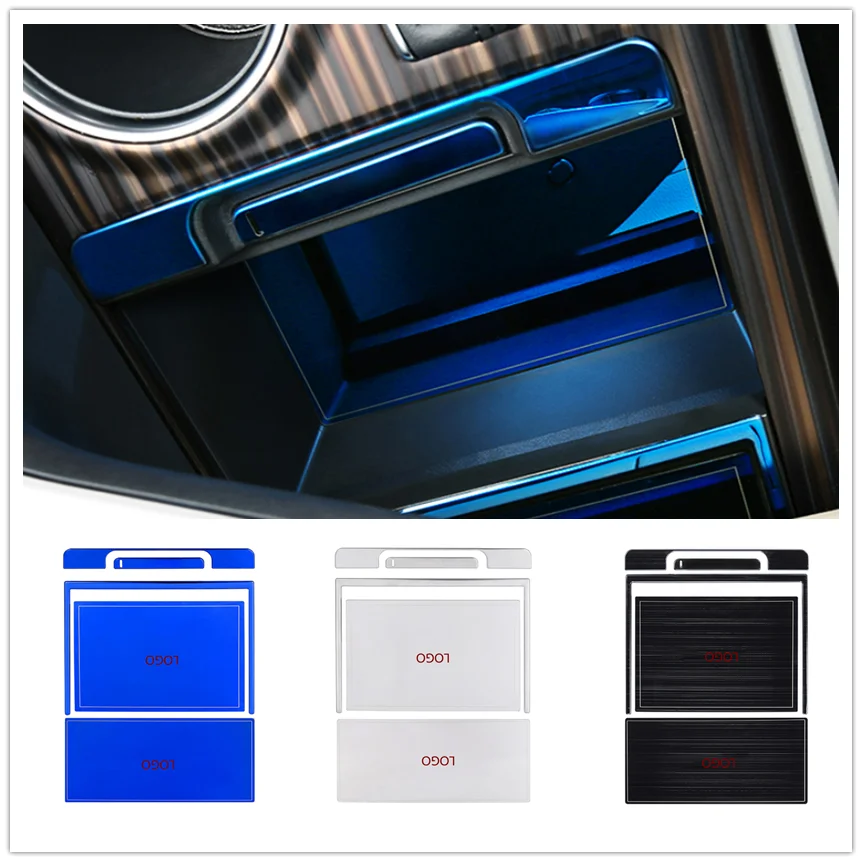 

For Toyota Camry 70 XV70 2018-2021 2022 2023 Stainless Car Central Console Storage Box Stowing Tidying Container Cover Trim Mats