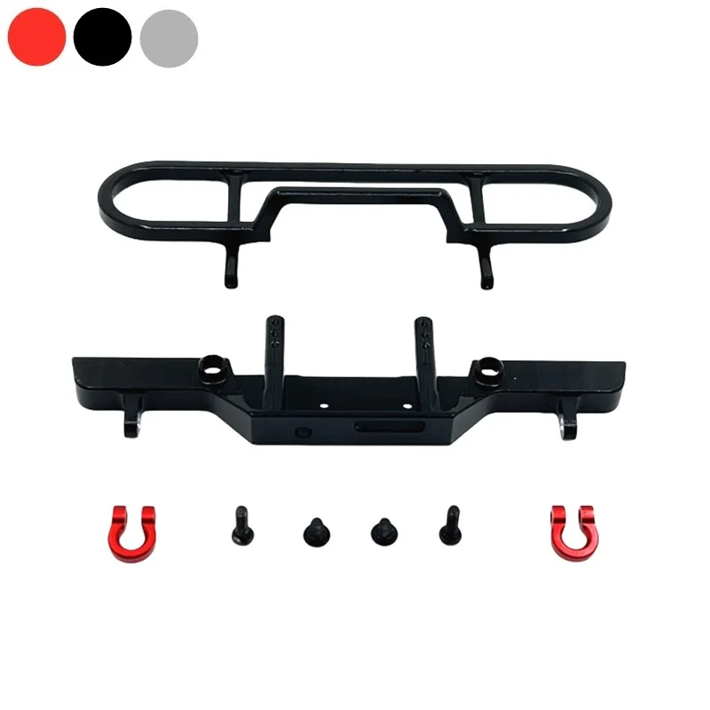 

Metal Front and Rear Bumper for FMS FCX24M 1/24 RC Crawler Car Upgrade Parts Accessories