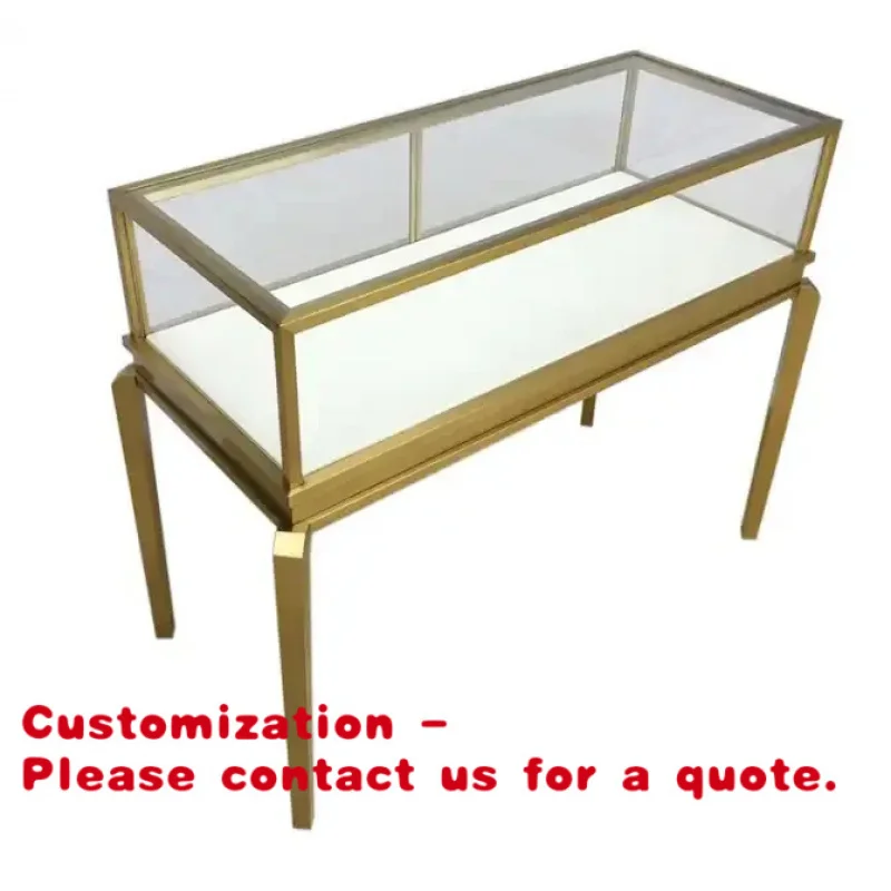 

Customize.Luxury Jewelry Store Center Showcase Round Jewelry Display Locking Jewelry Counter Table Design
