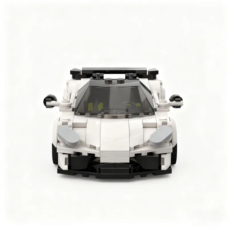 ตัวต่อ MOC รถปอร์เช่ สไปเดอร์ ซิตี้ แชมเปี้ยนส์ 273 ชิ้น ของเล่นตัวต่อสถาปัตยกรรม ของขวัญคริสต์มาส ไอเดียของเล่นสร้างสรรค์ ของเล่นเสริมพัฒนาการเด็ก