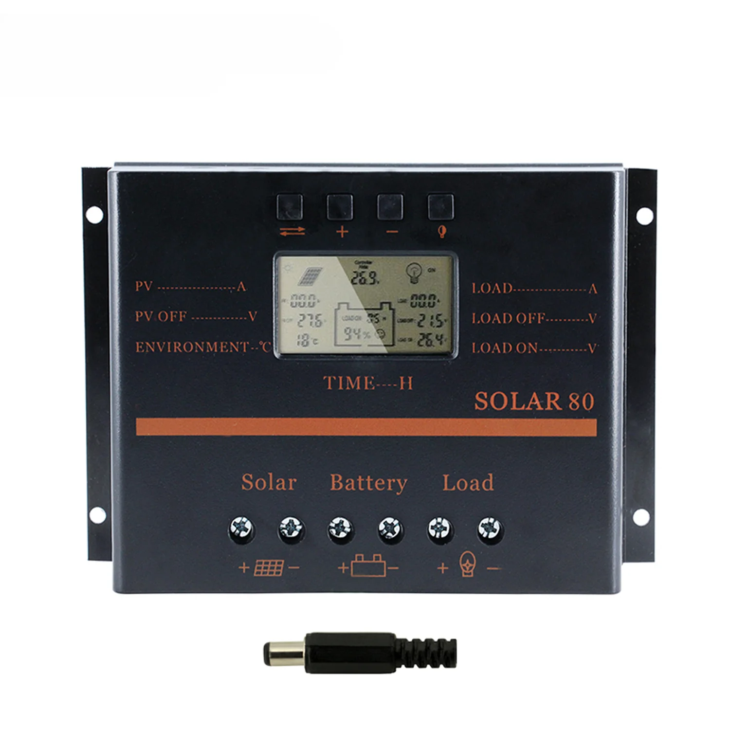 

Solar Regulator 30A/60A/80A 12V/24V Auto PWM Charging And Discharging Controller 80A Solar Charge Controller