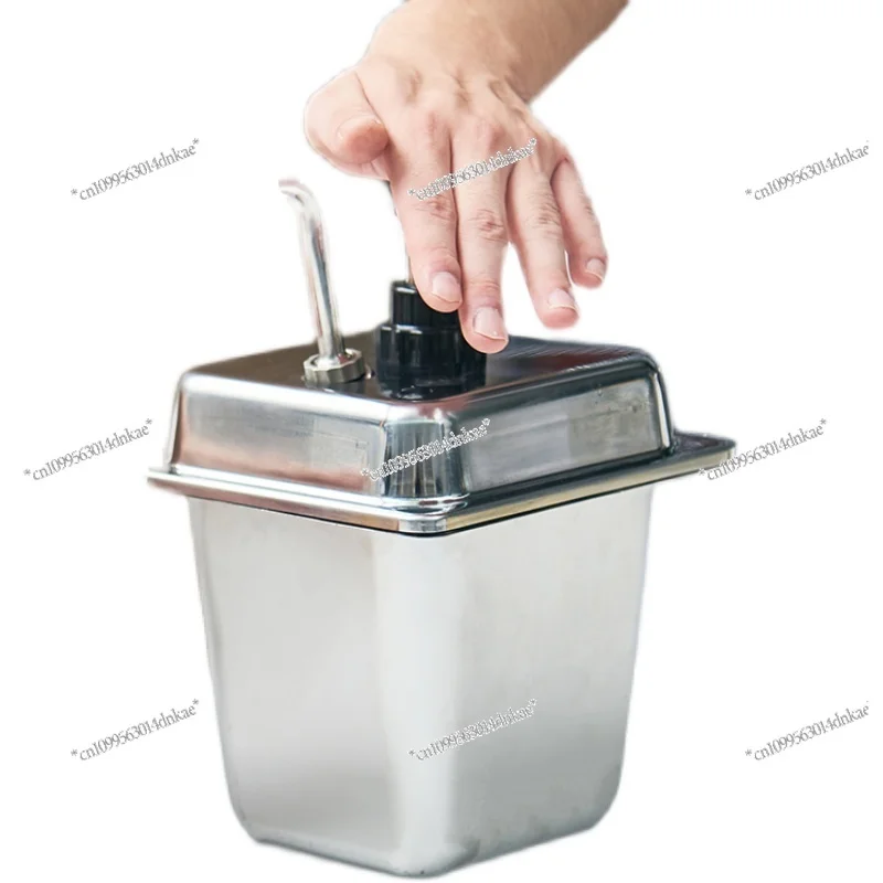 

Stainless Steel Coffee Press Pot Special Sauce Mocha Jam Pump Hand Pressure Juice Pulp offee Chain