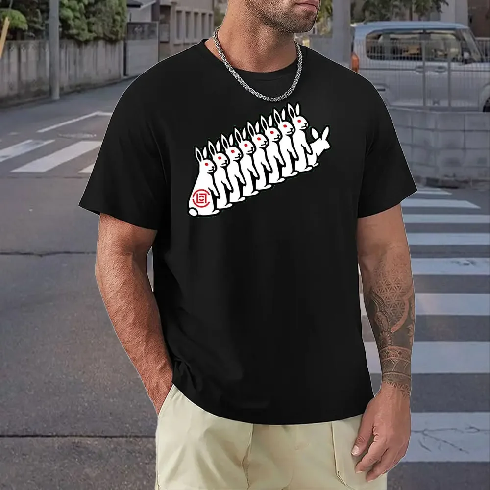 2024 Funny #FR2 T-shirt Rabbits Two Men Women Casual TShirt Summer T-shirt Men 100% COTTON Tee-shirt FR2 Tops Tees Dropshipping