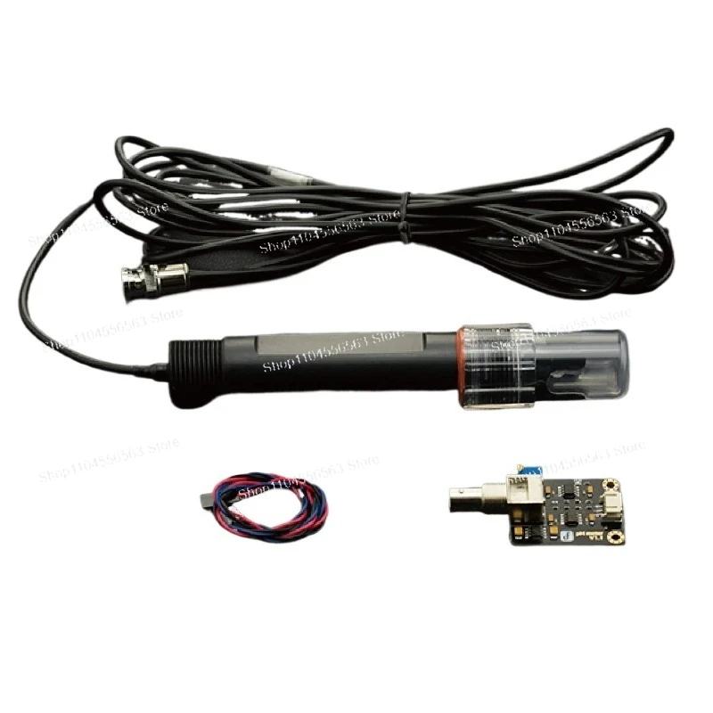 SEN0169 Analog PH Sensor Probe Kit with BNC Interface, Simulator for Educational Demos & Calibration Practice, Water Quality Tes