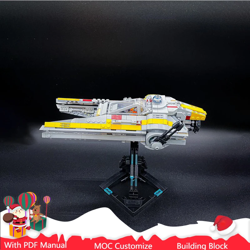 

1050 PCS MOC Star Battle U Wing Starfighter Model Building Block Brick DIY Creative Assembly Educational Toys Kid Christmas Gift
