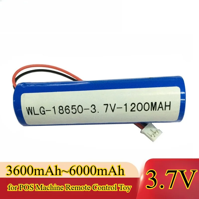 

6000mAh 3.7V Rechargeable Lithium Battery Power Supply for POS Machine Remote Control Toys Repellent Formaldehyde Tester