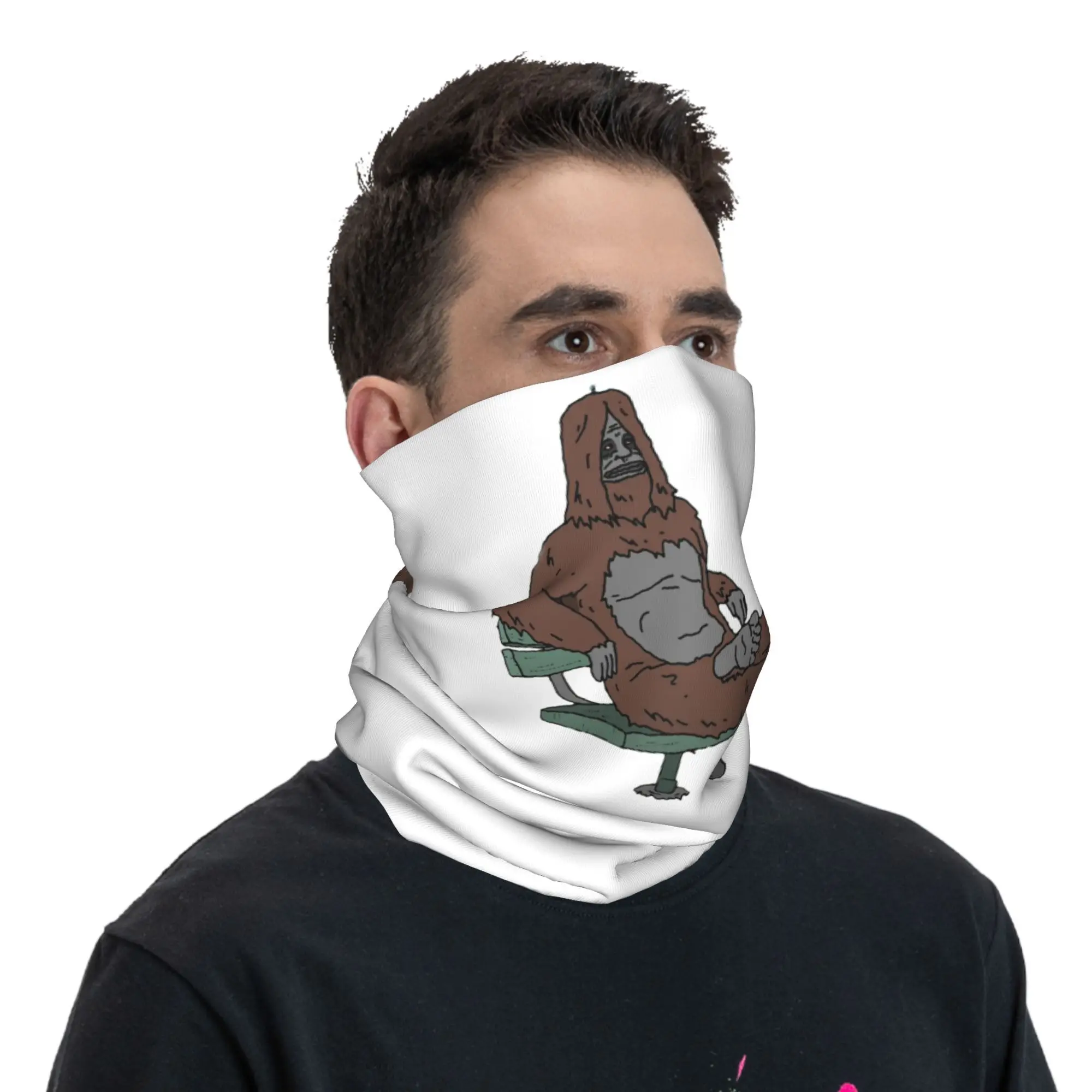 Chillin Sassy the Sasquatch бандана, гетры с принтом, маска, шарф, теплый головной убор для верховой езды, унисекс, для взрослых, моющийся