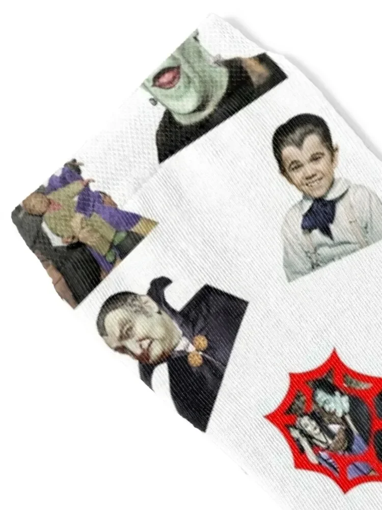 جوارب The Munsters Stars الفاخرة الجديدة للرجال من القطن عالي الجودة مضاد للانزلاق لكرة القدم للرجال والنساء