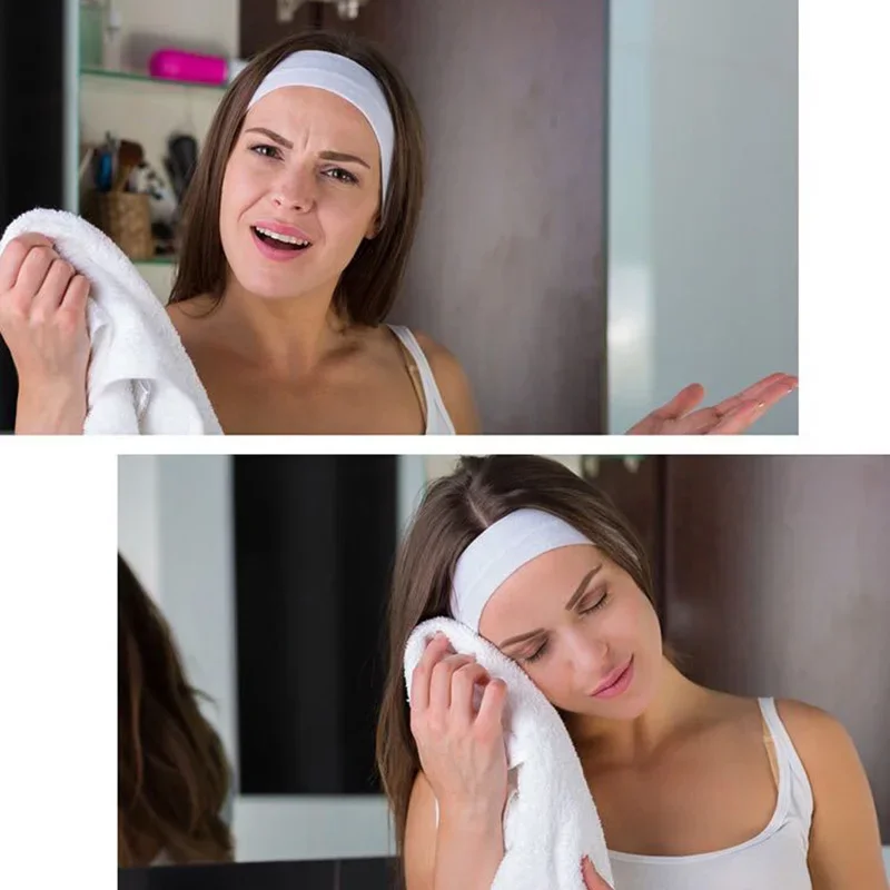 3Pcs Elastic Sports Headbands for Women