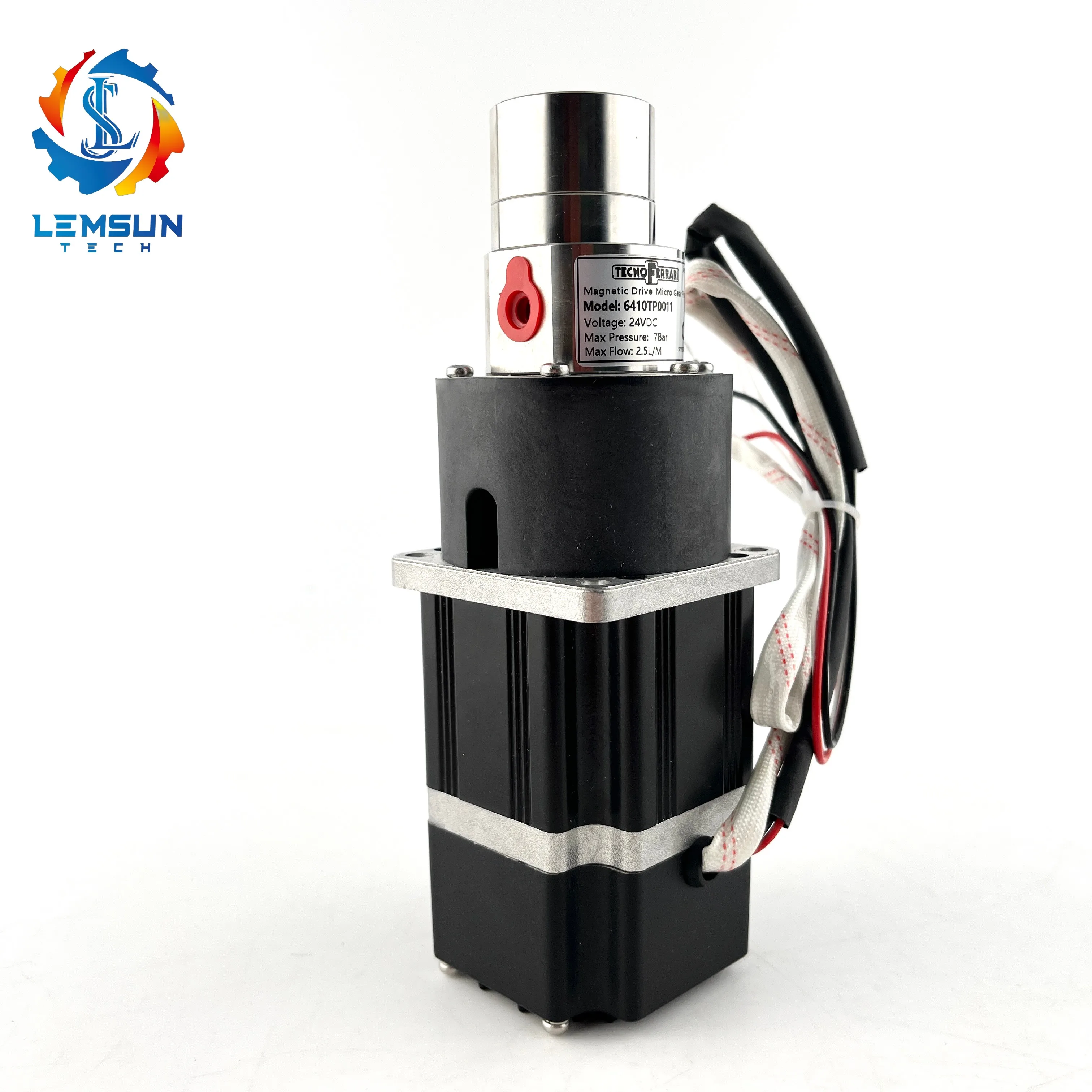 مضخة حبر عالية الجودة Tecnoferrari 6410TP0011 24V 7Bar 2.5L/M محرك مغناطيسي مضخة تروس صغيرة في CN