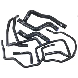 Silikonowy wąż nagrzewnicy płynu chłodzącego do Mazda RX8 RX-8 13B-MSP 2003-2008 (9 SZTUK)