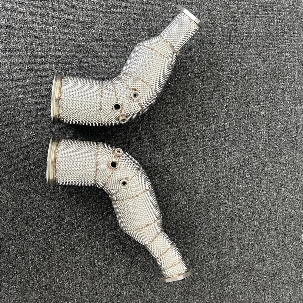ACE Auspuffrohr für Audi RS6 RS7 C8 4.0T Hochleistungs-Downpipe mit Katalysator SUS304 Auspuffkrümmer – Detail 8