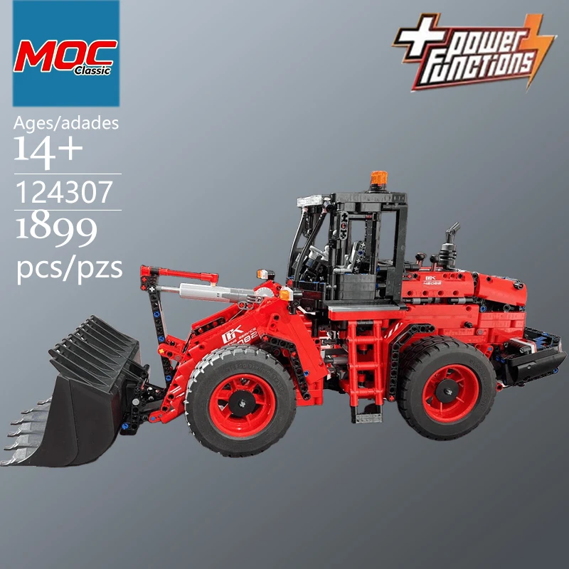 Specially Customized MOC Wheel Loader/Shovel Truck Building Block Model - Trendy Educational Toys  Casual Building Game Toy Gift