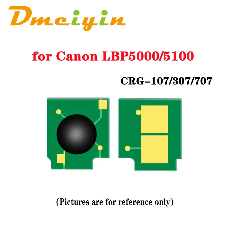 CRG-107/307/707 WW 2.5K/2K ชิปหมึกพิมพ์ชิปโทนเนอร์สำหรับ Canon LBP5000/5100