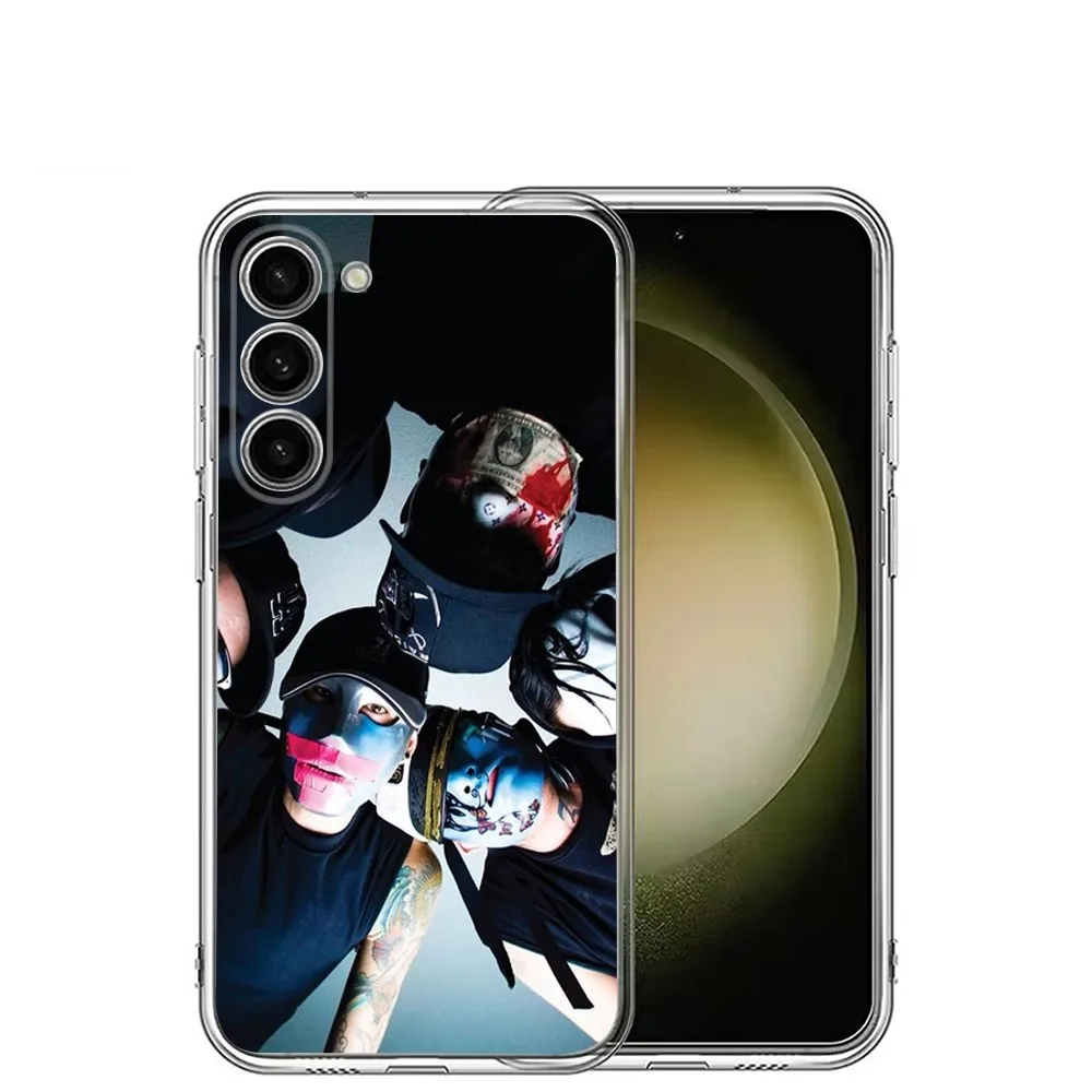 H-Hollywood U-Undead-S Band Phone Case For Samsung Galaxy A71,70,52,40,51,31,A50,21S,30S,Note20,Transparent ,Cover